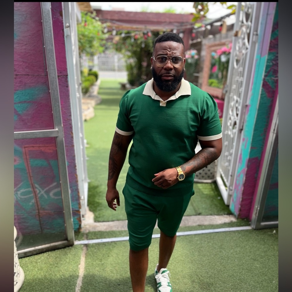 BoohooMAN short set. Matching shirt and shorts
